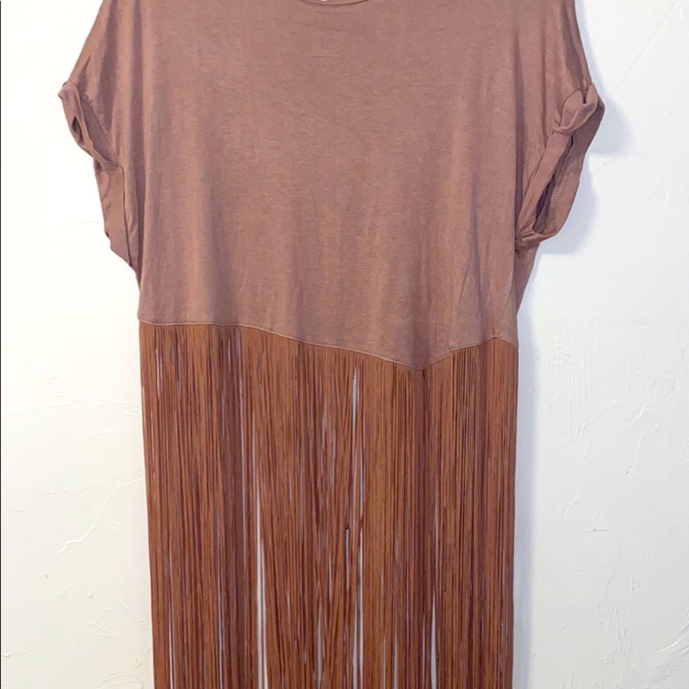Zara fringed top